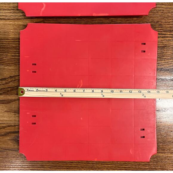 Playskool Pipeworks Red Flat Panel Set of 2 OEM Replacement Pieces Part M-4980 - Picture 7 of 7